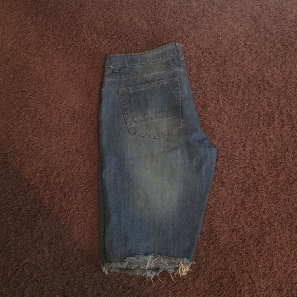 Blue jean shorts